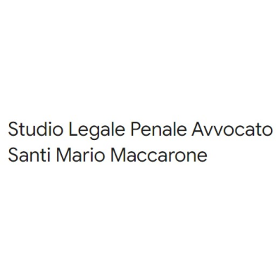 Studio Legale Penale Avvocato Santi Mario Maccarone Logo