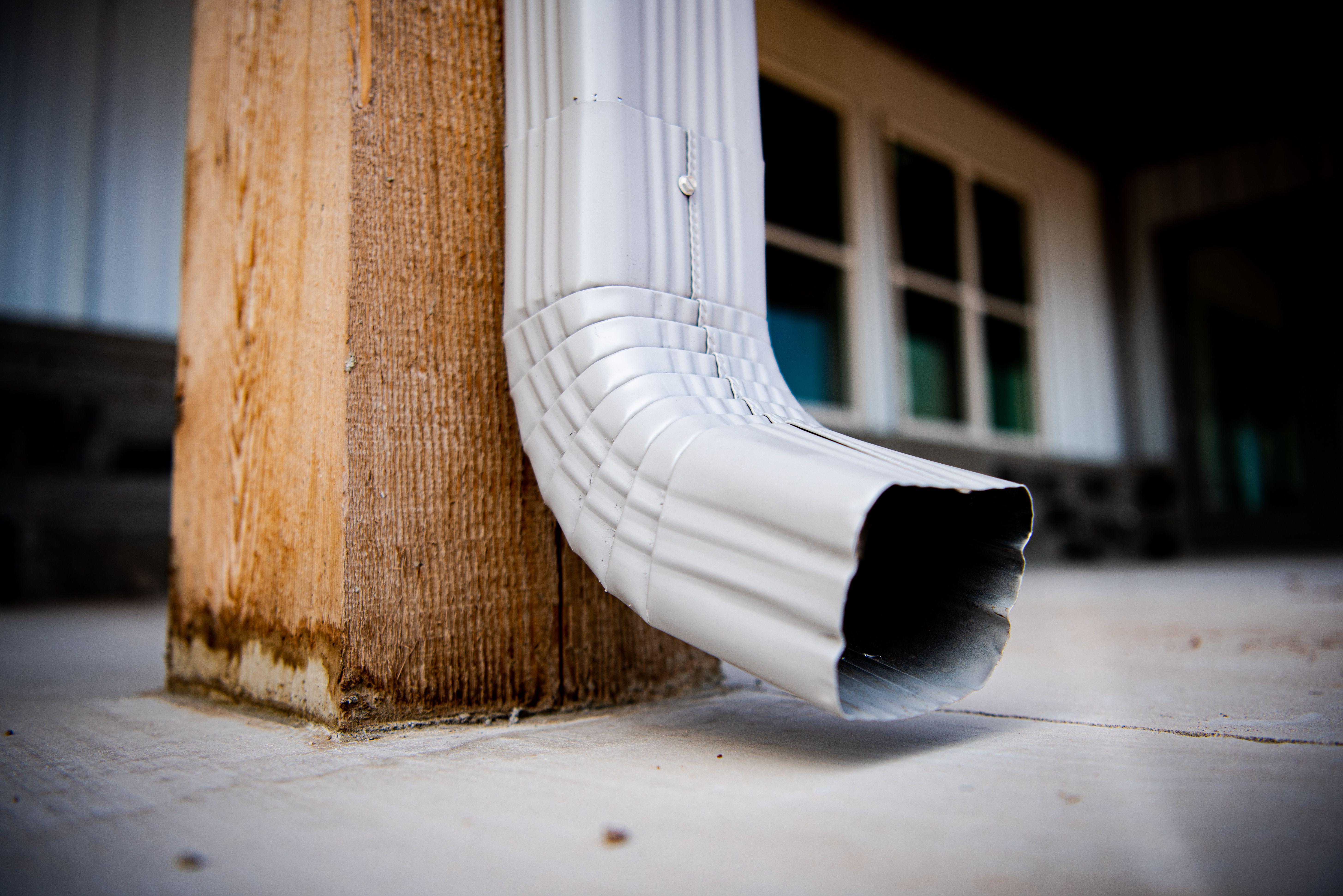 After gutter repair in logan