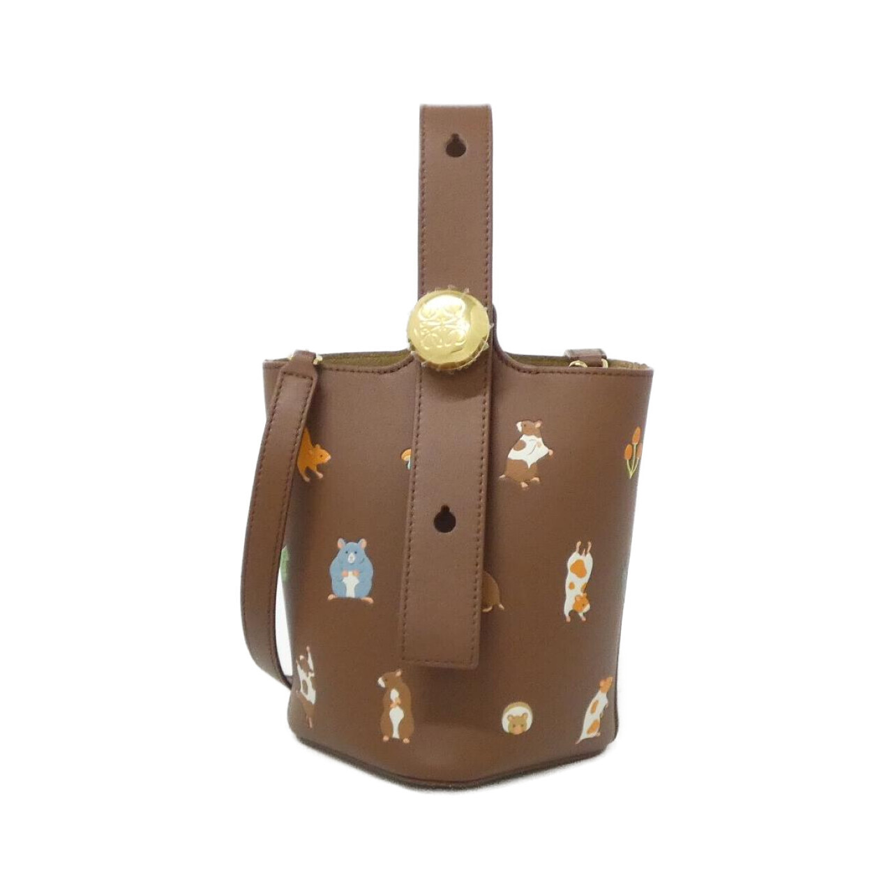 ロエベ ぺブル バケット ミニ AANBBBMX17 バッグ