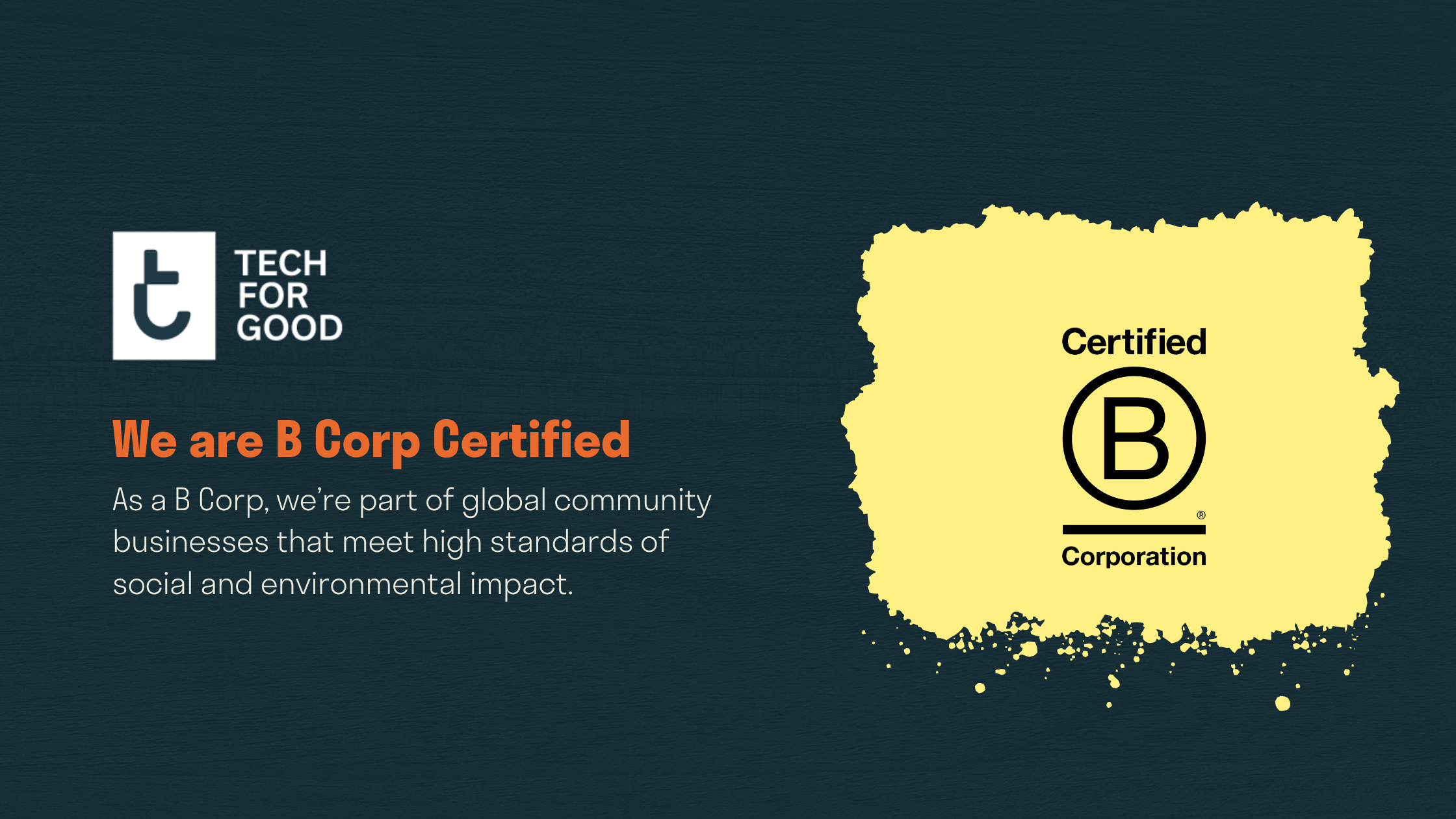 Images TechForGood – B Corp ICT Supplier & Social Enterprise