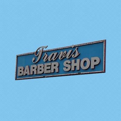 Travis Barber Shop Logo