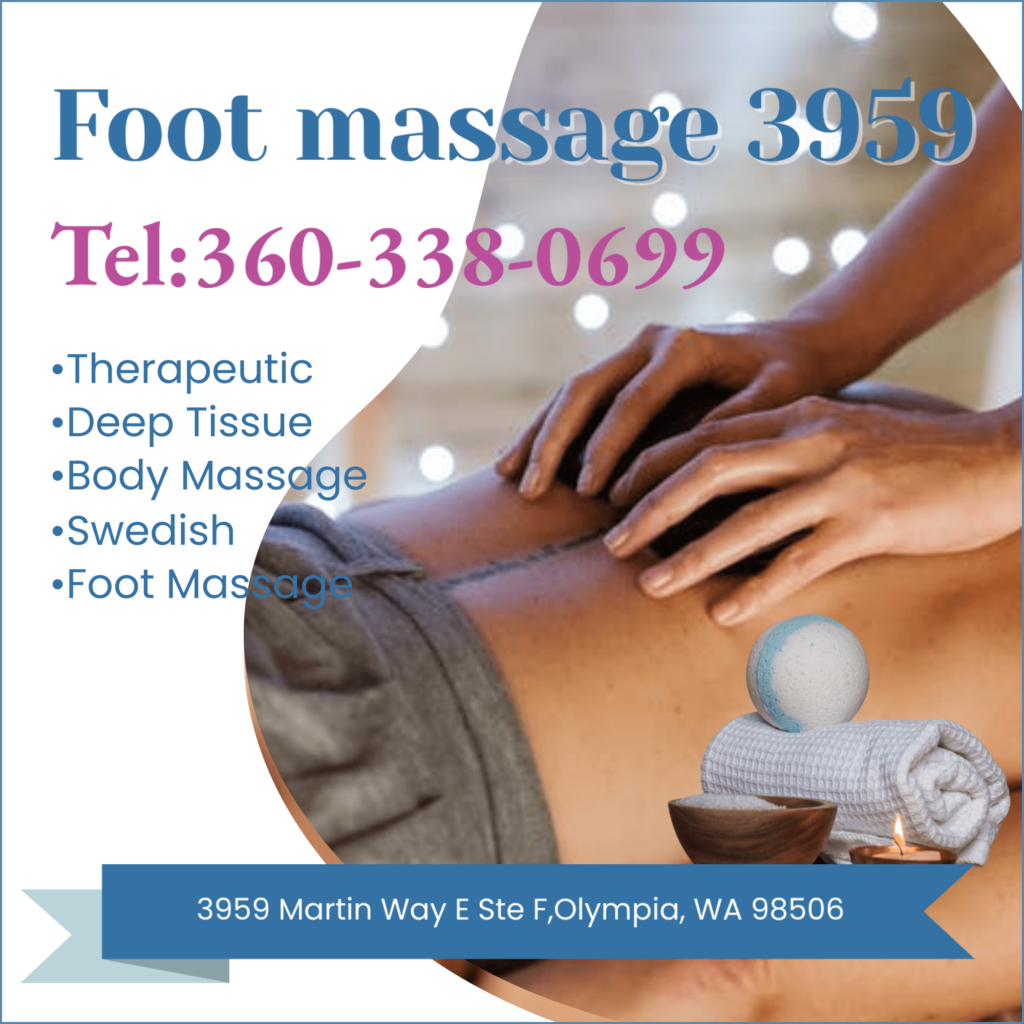 Foot Massage 3959 Olympia Wa 360 338 0699 8689