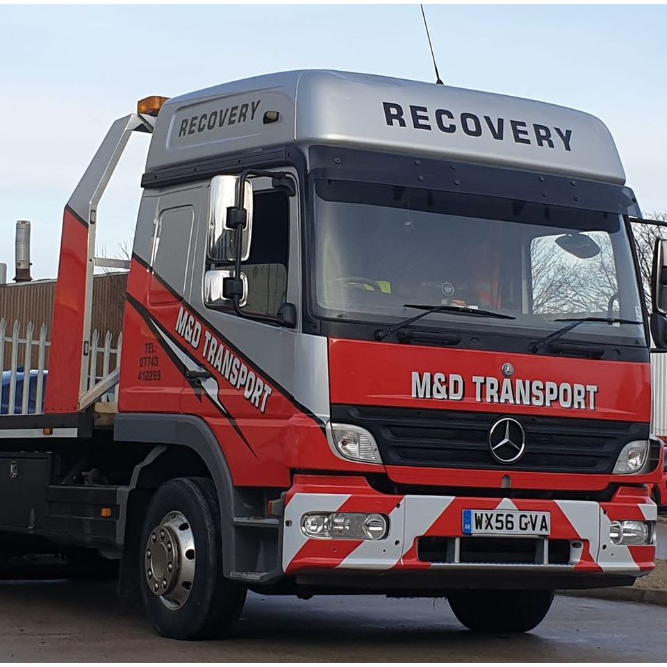 LOGO M&D Transport & Recovery Aberdeenshire Ltd Inverurie 07743 412299