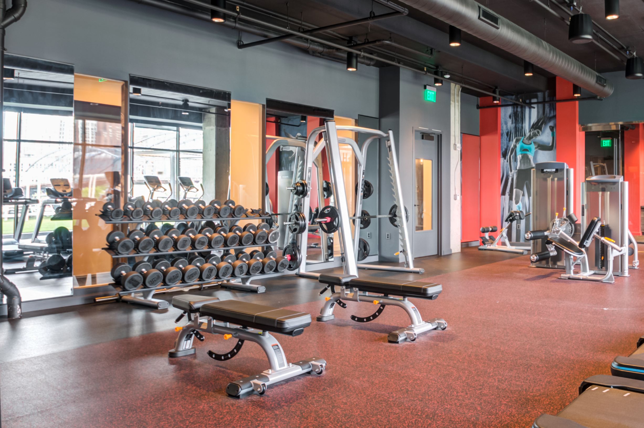 Ample space for your fitness needs