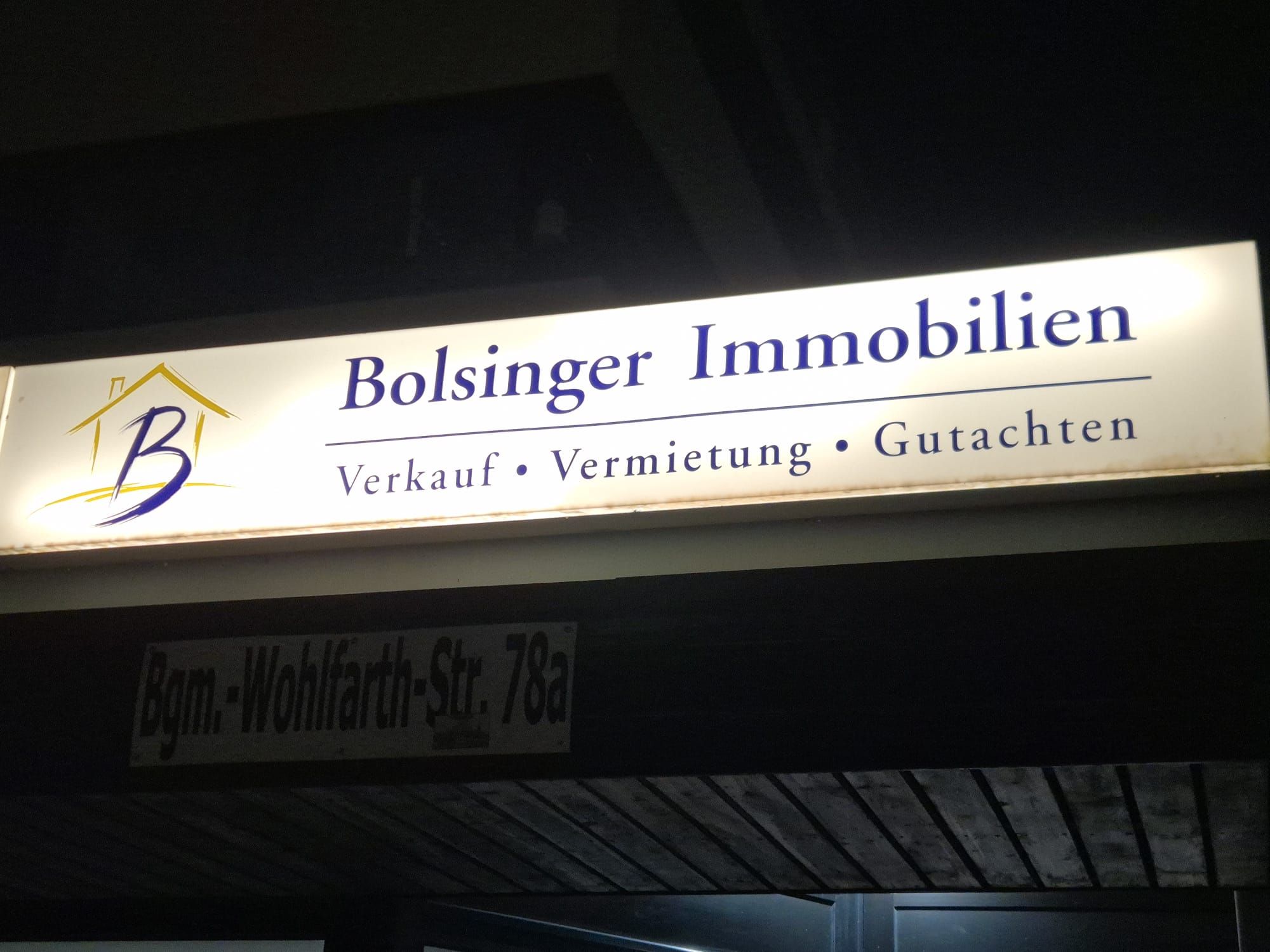 Bolsinger Immobilien Verkauf / Vermietung / Gutachten, Bürgermeister-Wohlfarth-Str. 78A in Königsbrunn