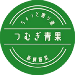 つむぎ青果+りんご飴 Logo