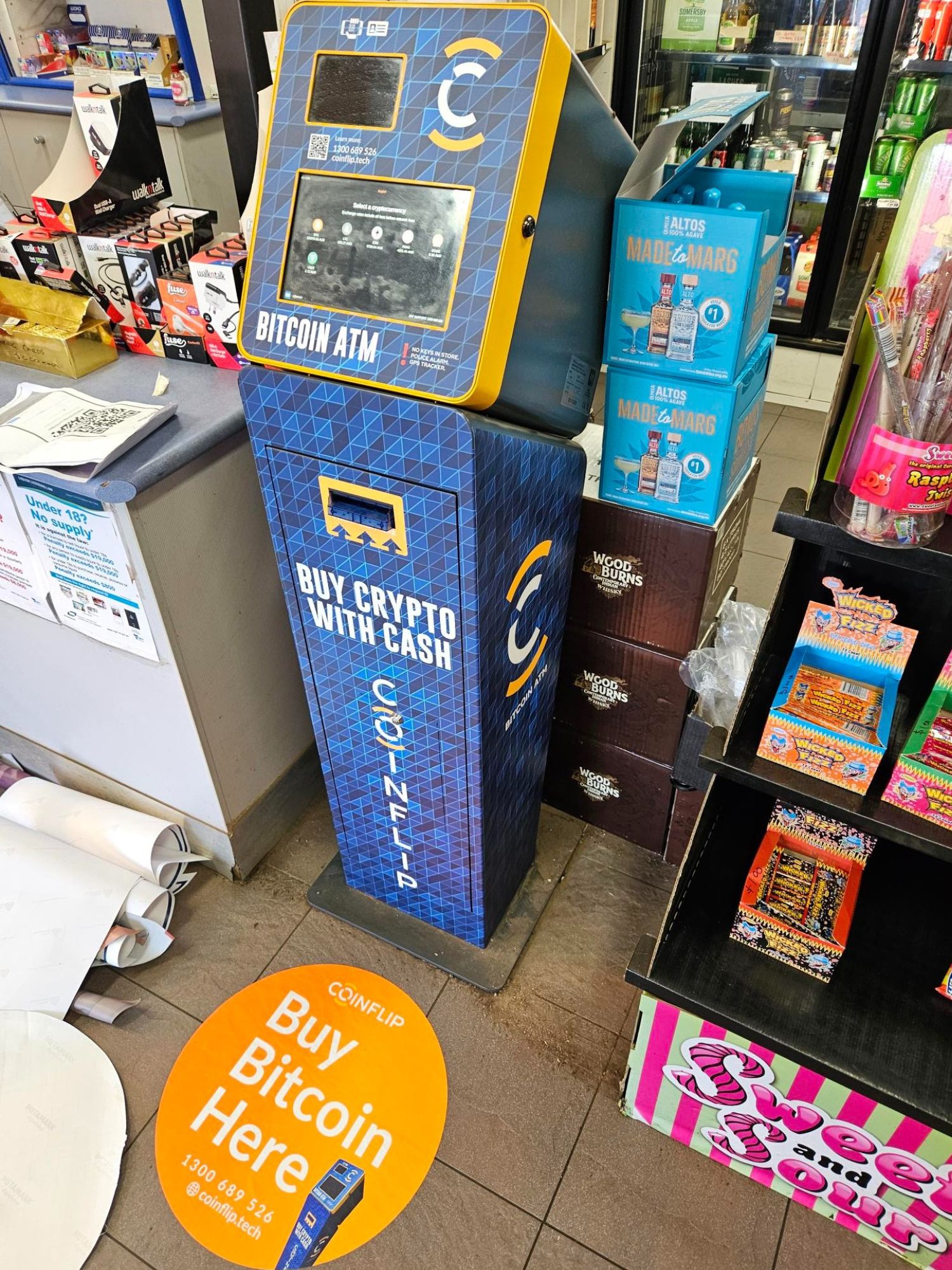 CoinFlip Bitcoin ATM - Rockbank General Store (Rockbank) Rockbank (13) 0068 9526
