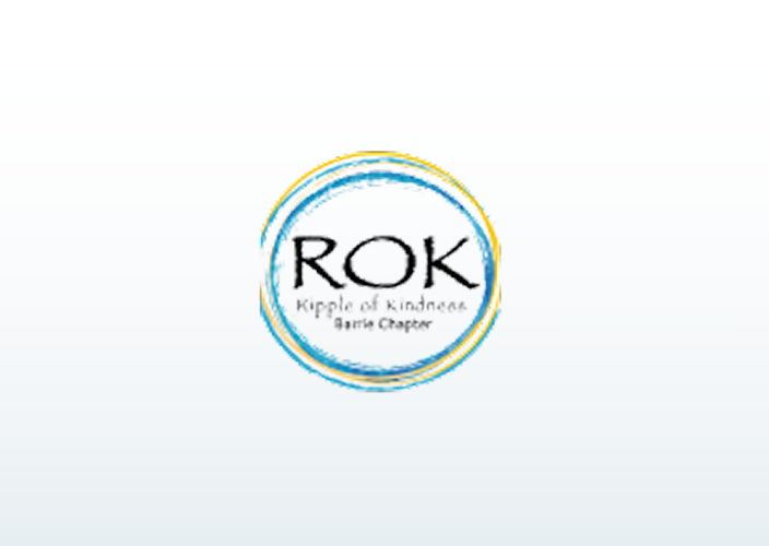 Ripple of Kindness Barrie chapter logo.