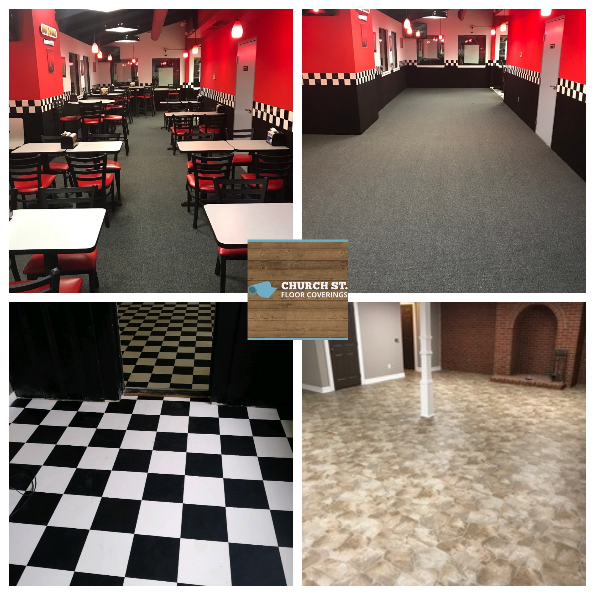 From carpet flooring, tile flooring, to vinyl flooring, and more, we'll get you taken care of! Church Street Floor Coverings Newark (740)345-5905