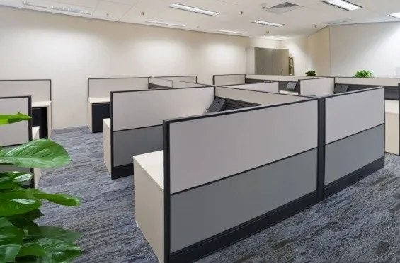 Completed office space representing Venture Electric commercial upfit services.