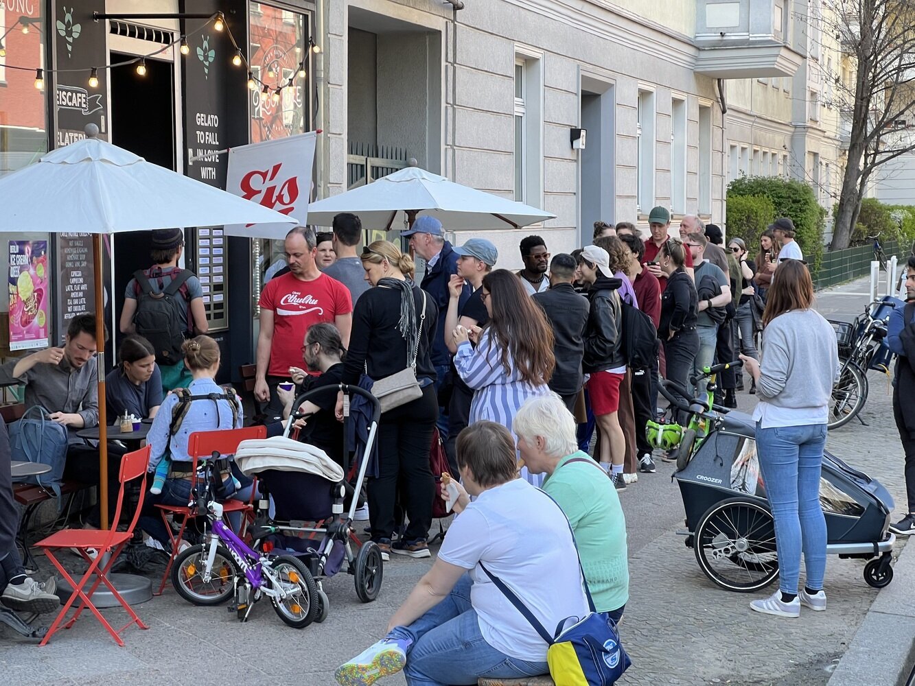 Peggy Bee - Eiscafé & italienische Bar, Weichselstraße 13 in Berlin