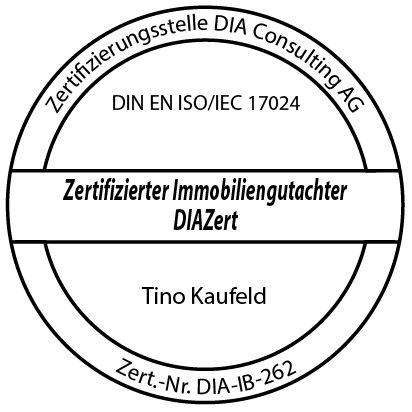 zertifizierter Immobiliengutachter, DIN EN ISO/IEC 17024 DIAZert (LF)