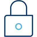 Closed padlock icon.