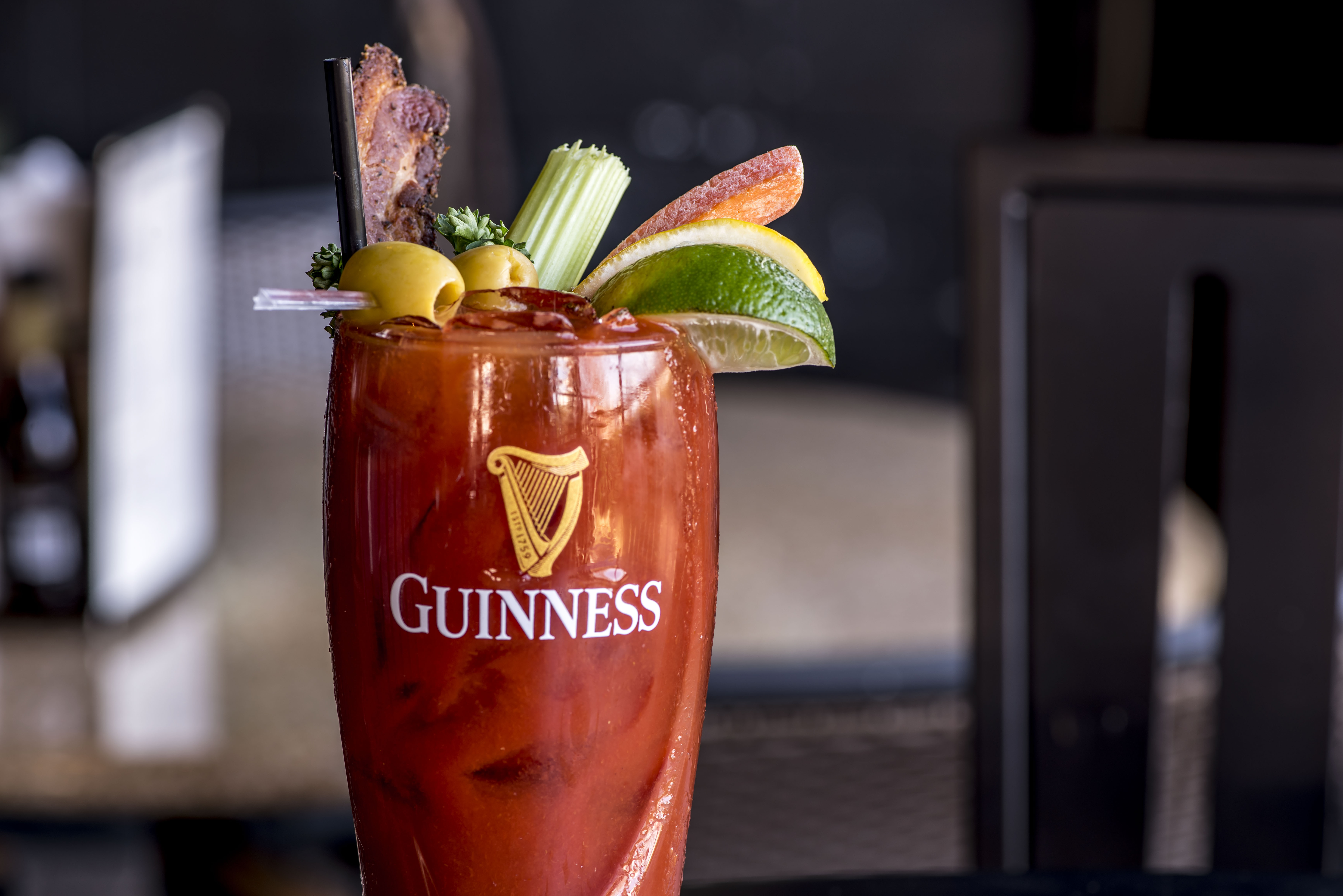 Platinum 7X Vodka, Guinness, Nick’s Bloody Mary mix