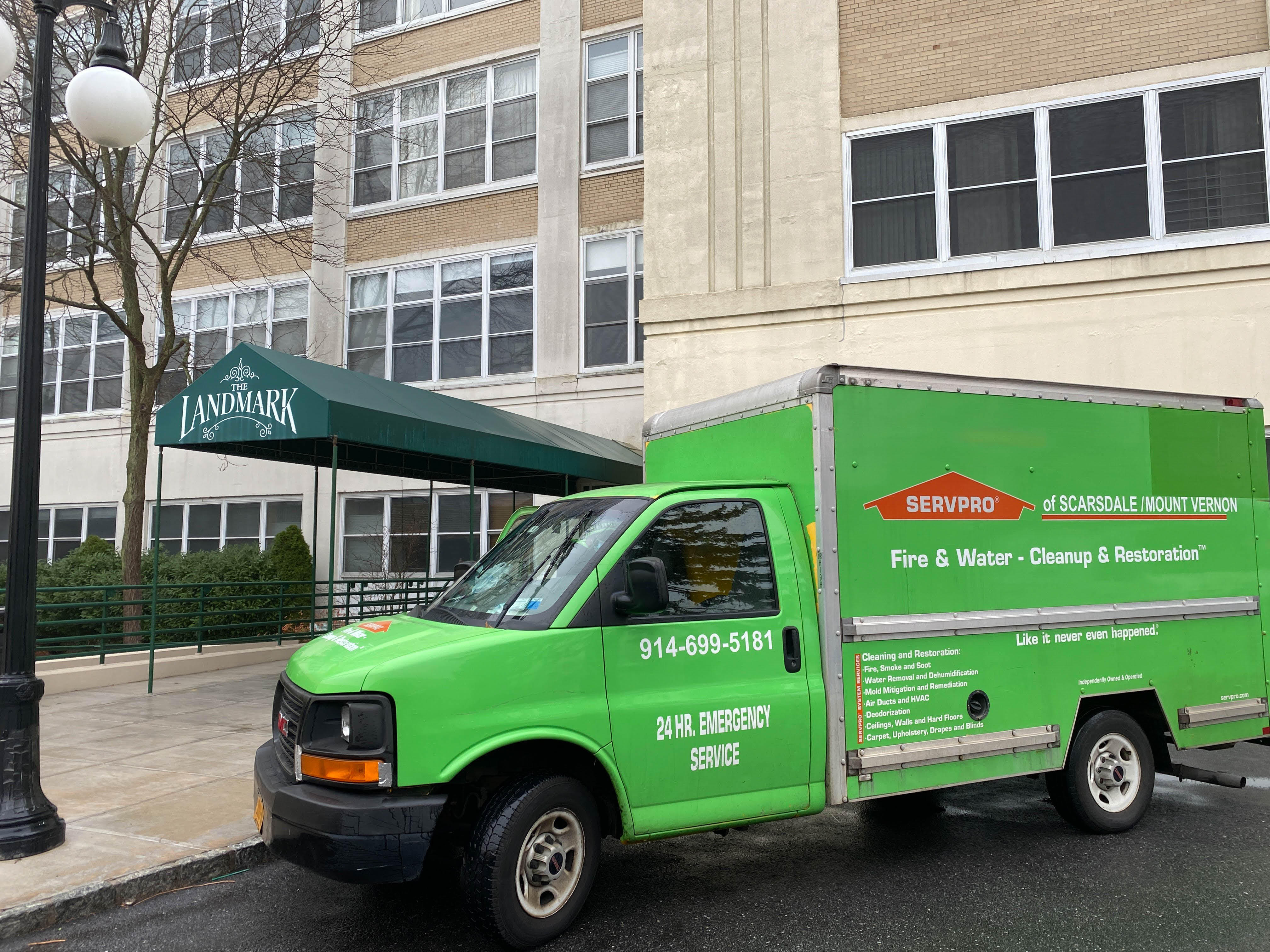 SERVPRO of Scarsdale/Mount Vernon is ready 24/7 for your restoration needs.