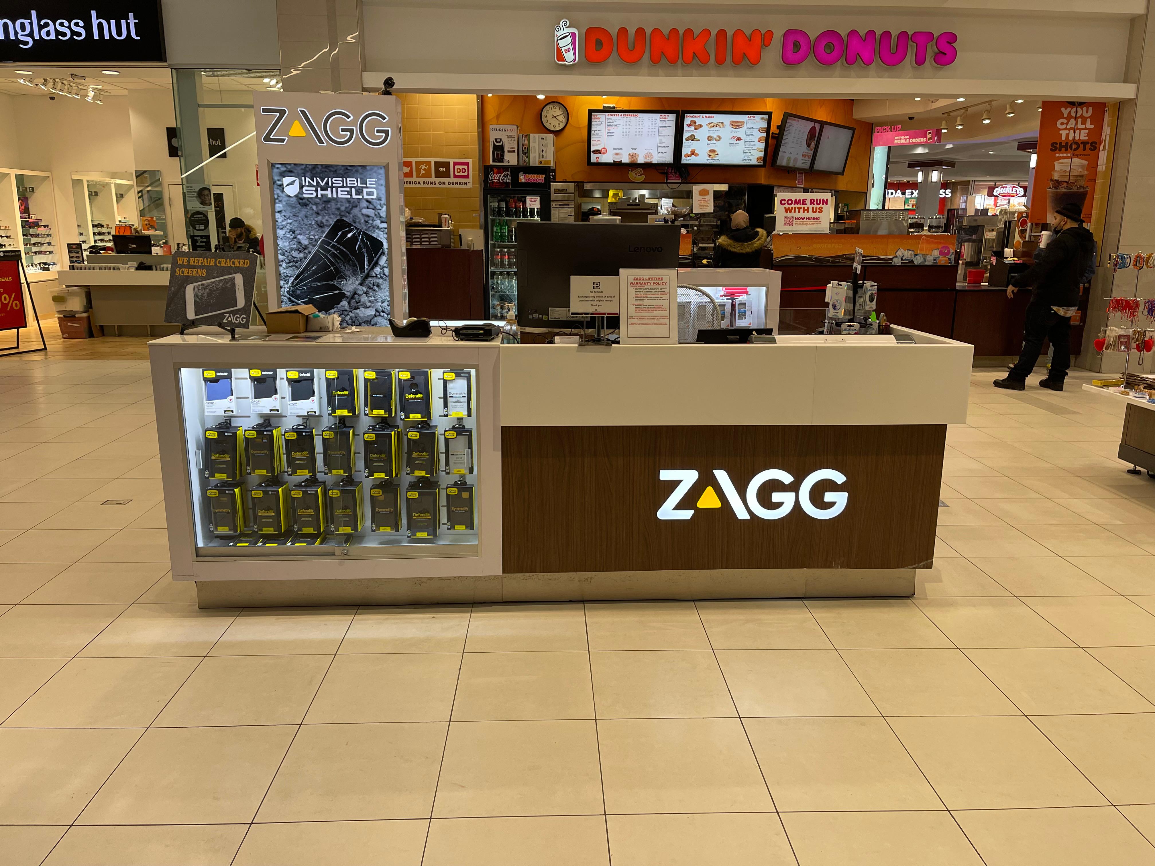 Storefront of ZAGG CambridgeSide Galleria MA