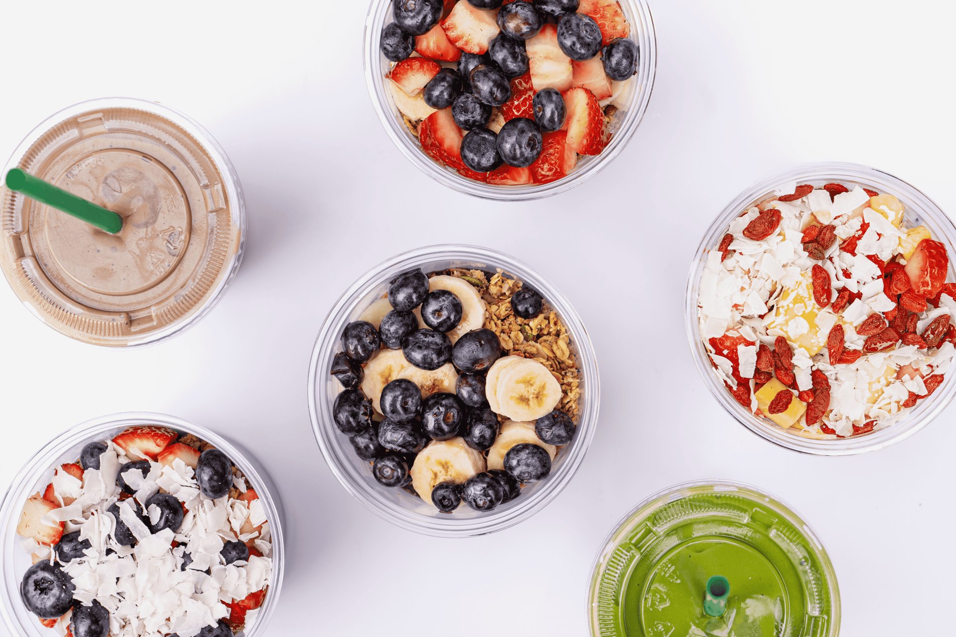 South Block serves handcrafted acai bowls, smoothies, and cold-pressed juices. Made to order, with clean whole ingredients.