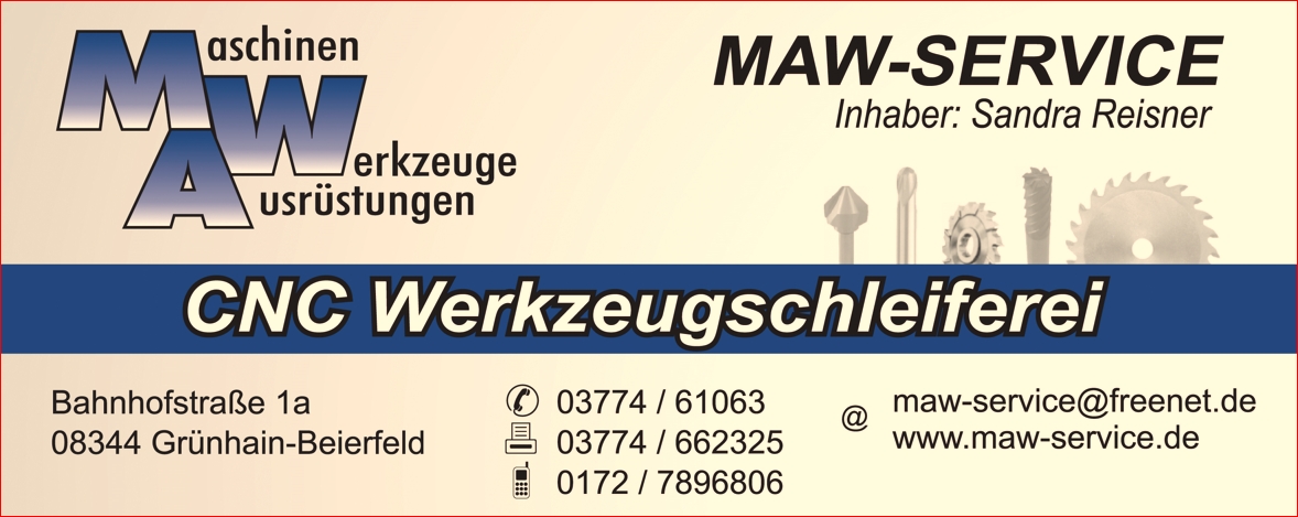 Sandra Reisner MAW-Service Reisner, Bahnhofstr. 1 A in Grünhain-Beierfeld