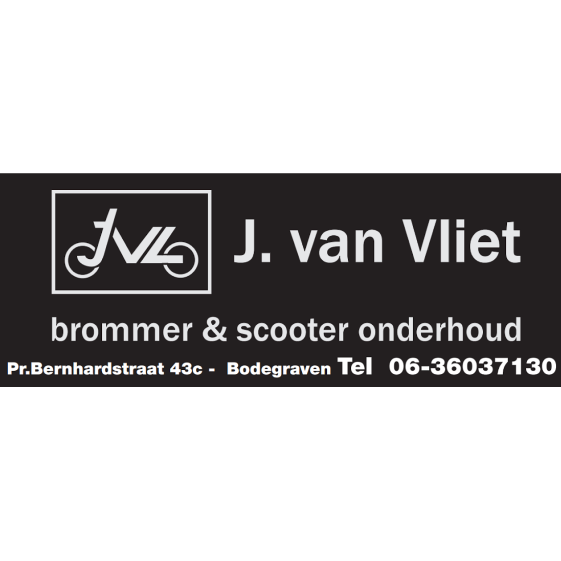 Vliet J van Brommer en Scooter Onderhoud Logo
