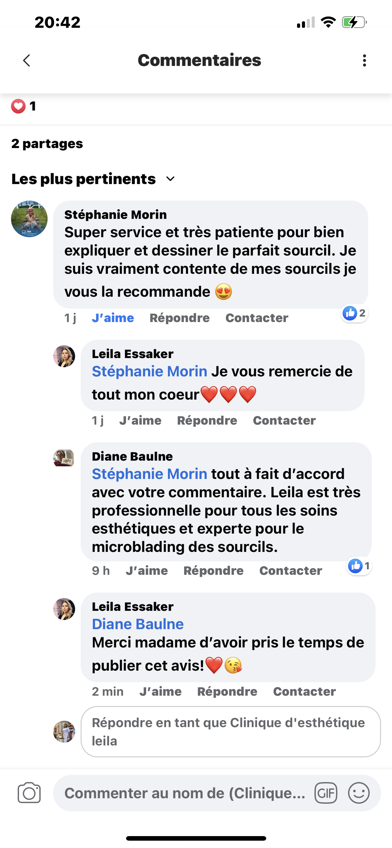 Images Clinique d'Esthétique Leila - Hydrafacial, Microblading, Épilation Laser Sainte-Foy