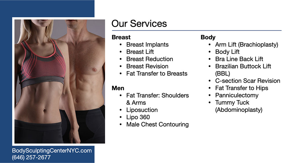 Body Sculpting Center of NYC  - Our Services