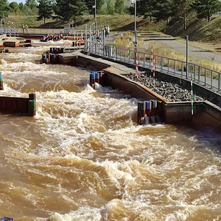 KANU Wildwasser – Terrasse, Wildwasserkehre 1 in Markkleeberg