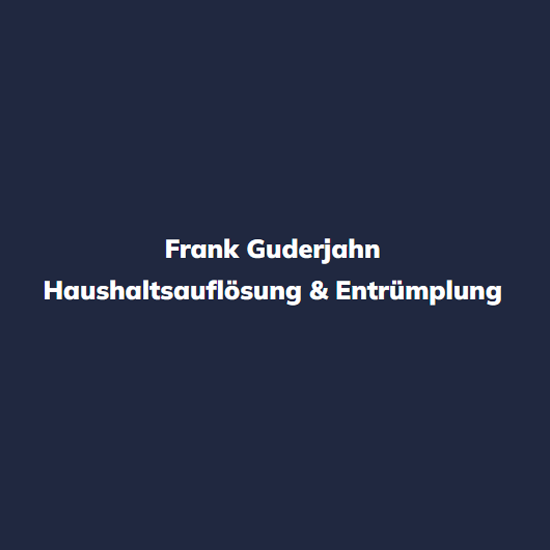 Frank Guderjahn Haushaltsauflösung & Entrümpelung in Magdeburg - Logo