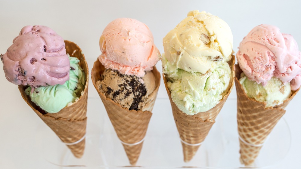 Our Outer Banks drive-in restaurants makes our own handmade waffle cones and ice cream in strawberry, mint, berry, chocolate, and vanilla flavors.