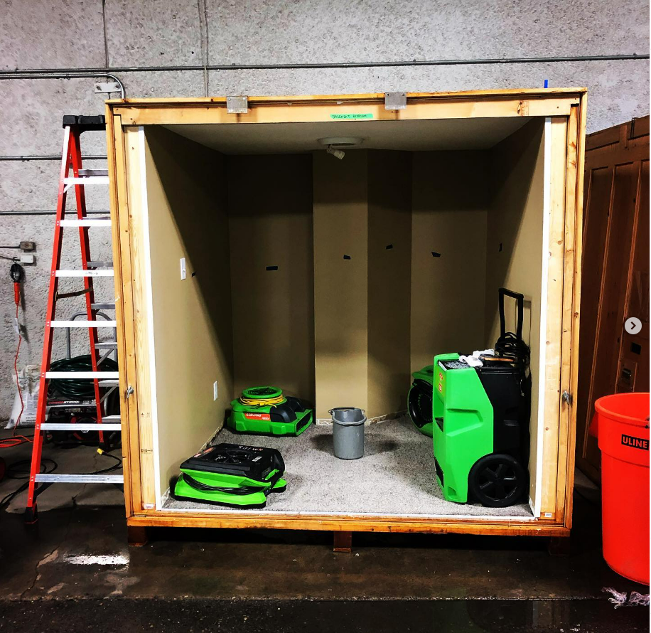 SERVPRO training pod, built for our staff to practice drying and cutting techniques SERVPRO of Calgary Downtown, Skyview, South-Southeast Calgary (403)255-0202