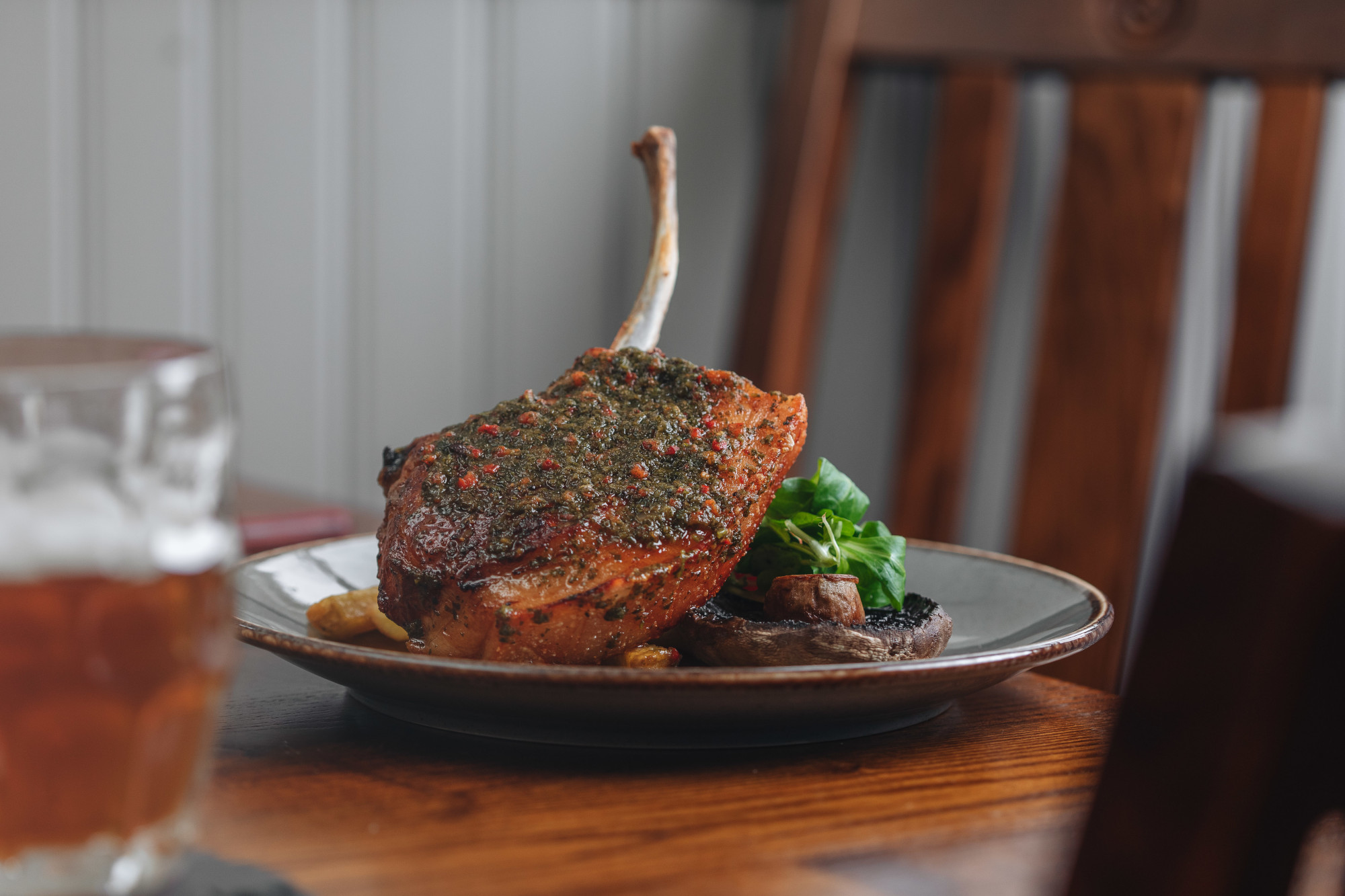 Pork Tomahawk Steak Hazel Pear Northwich 01606 854434