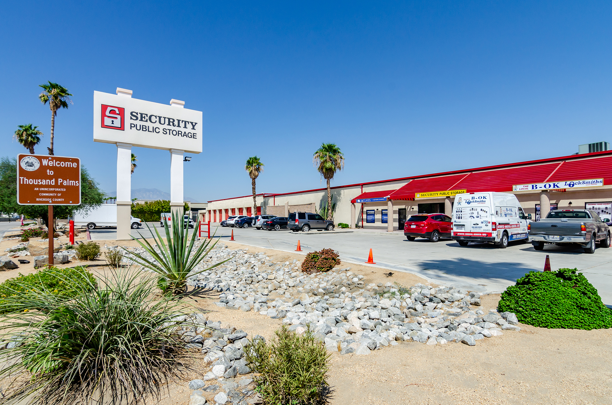 Self Storage Facility in Palm Desert, CA.