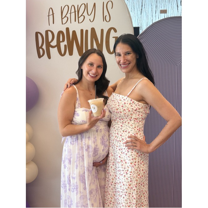 happy customers dring lattes austin tx smylie coffee catering 