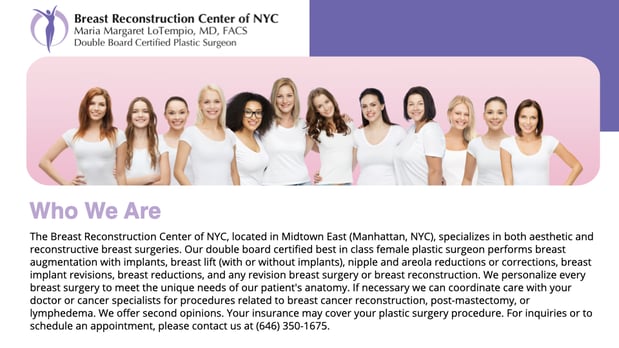 Images Breast Reconstruction Center of NYC