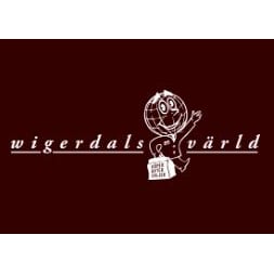 Wigerdals Värld - Antika Möbler Stockholm - modern designmöbler och belysning. Keramik konstglas Stockholm Logo