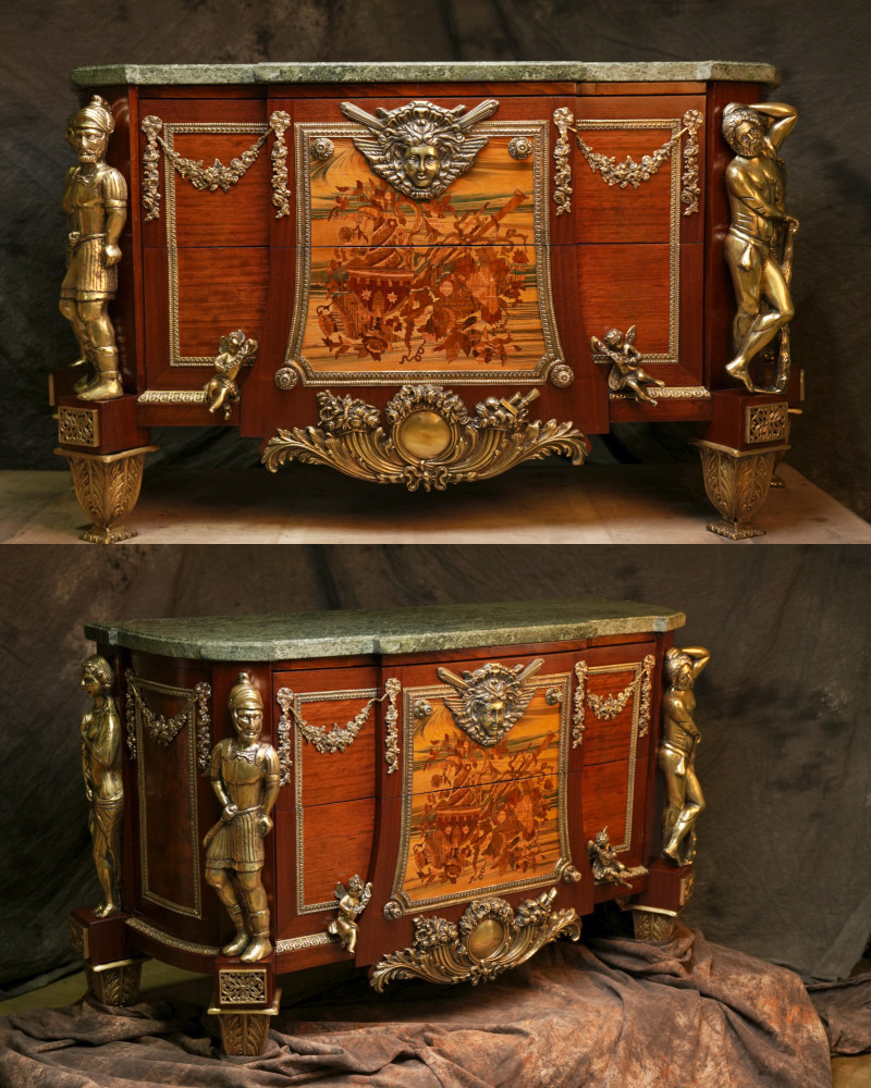 French Commode Restoration - After