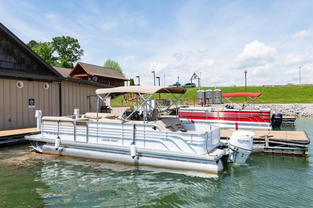 Image 3 | Pontoon Boat Rentals at Cherokee Outdoor Resort