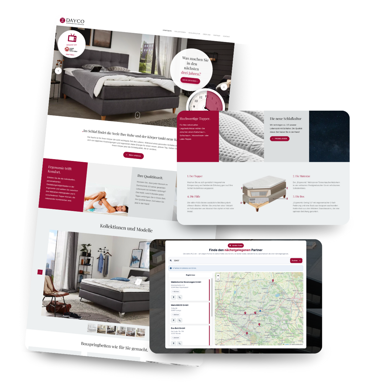 Bilder webseita Webdesign