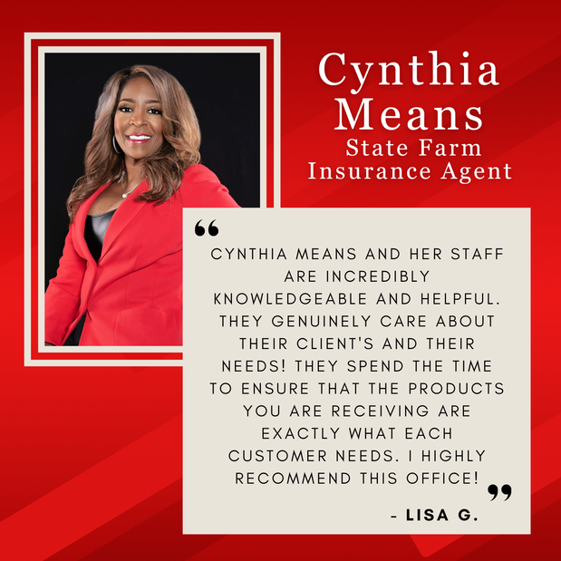 Images Cynthia Means - State Farm Insurance Agent