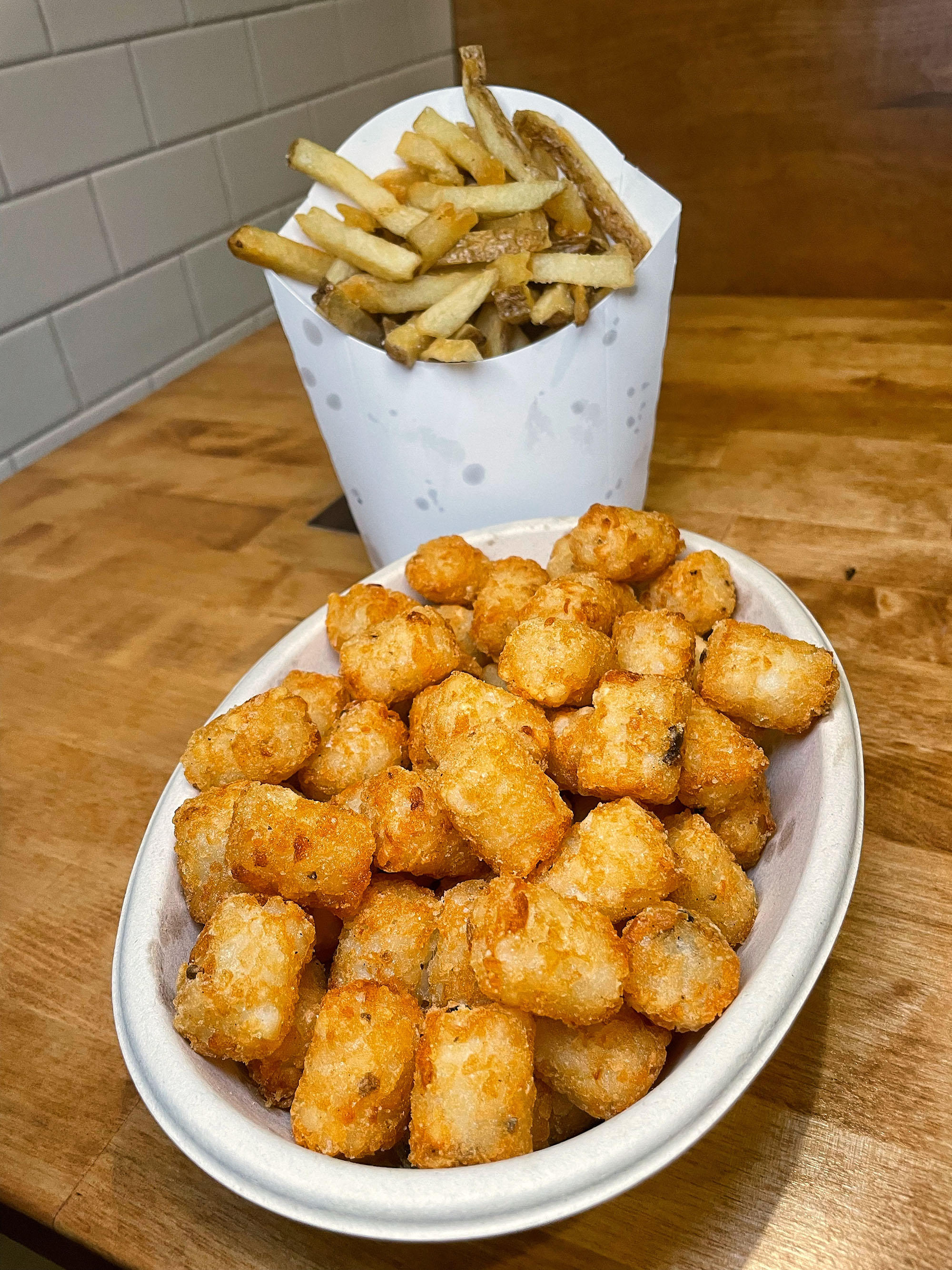 FRIES AND TATER TOTS