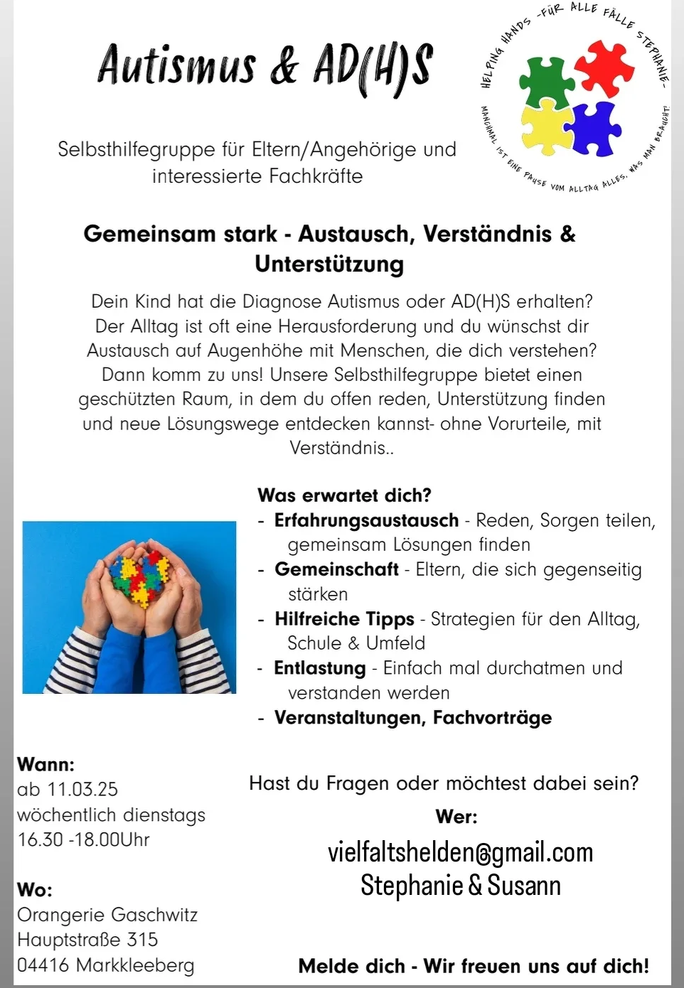 Helping Hands- Für alle Fälle Stephanie, Hauptstraße 291 in Markkleeberg