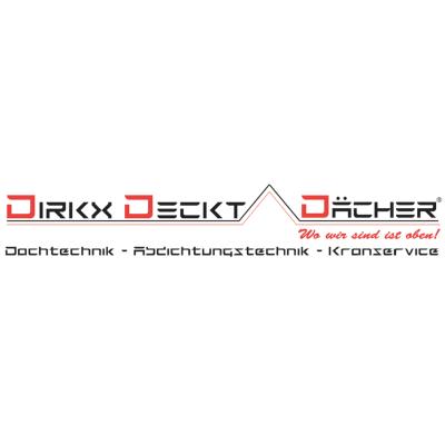 Dirkx deckt Dächer in Düsseldorf - Logo
