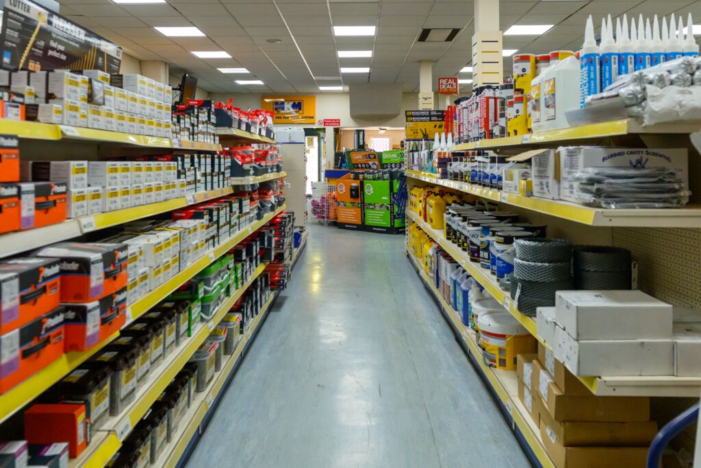 Image of fully stocked shelves in-branch