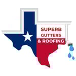 Superb Gutters & Roofing Logo