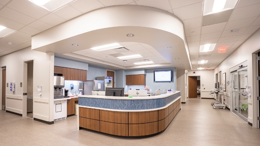 The Nurses Station at Memorial Hermann 24-Hour Emergency Room at Convenient Care Center in Alvin