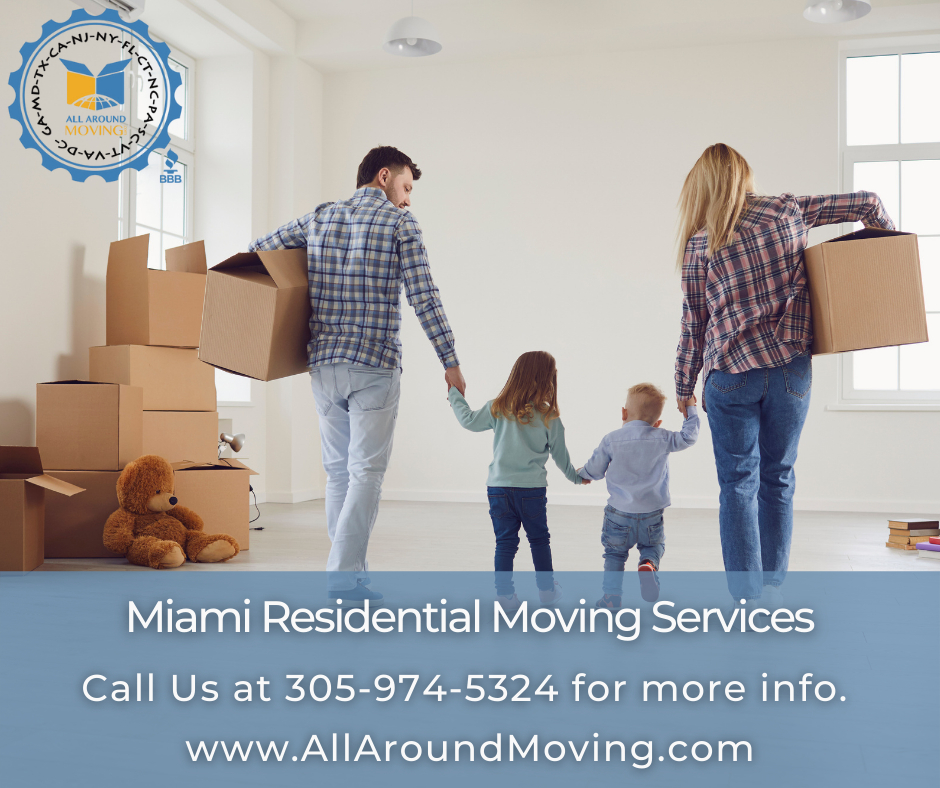 When it comes to residential moving services in Miami, All Around Moving Services Company is the name you can trust. With their team of dedicated professionals, they provide efficient and reliable solutions to make your residential move a breeze. From packing and loading to transportation and unpacking, they handle every aspect of your move with meticulous care and attention. Their expertise in navigating the unique challenges of residential moves in Miami ensures a smooth transition to your new home. With their commitment to customer satisfaction, you can rest assured that your belongings will be treated with the utmost care and delivered to your new residence safely and securely. Trust All Around Moving Services Company for all your residential moving needs in Miami and experience a seamless and stress-free relocation.