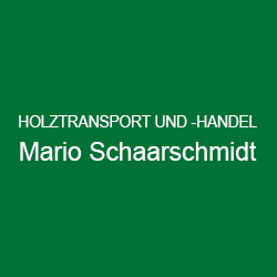 Holztransport- und Handel Mario Schaarschmidt in Mildenau Kreis Annaberg - Logo