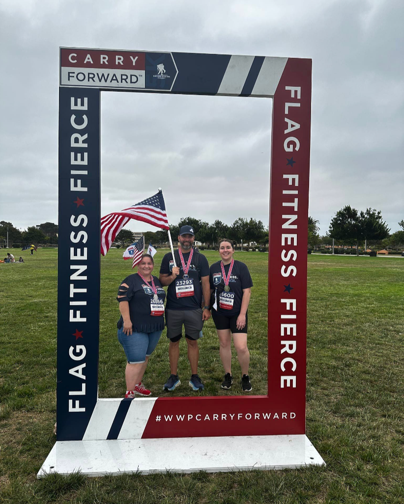 I am extremely proud of both my team and family for participating in the Carry it Forward wounded warrior 5k and finishing with beaming smiles.