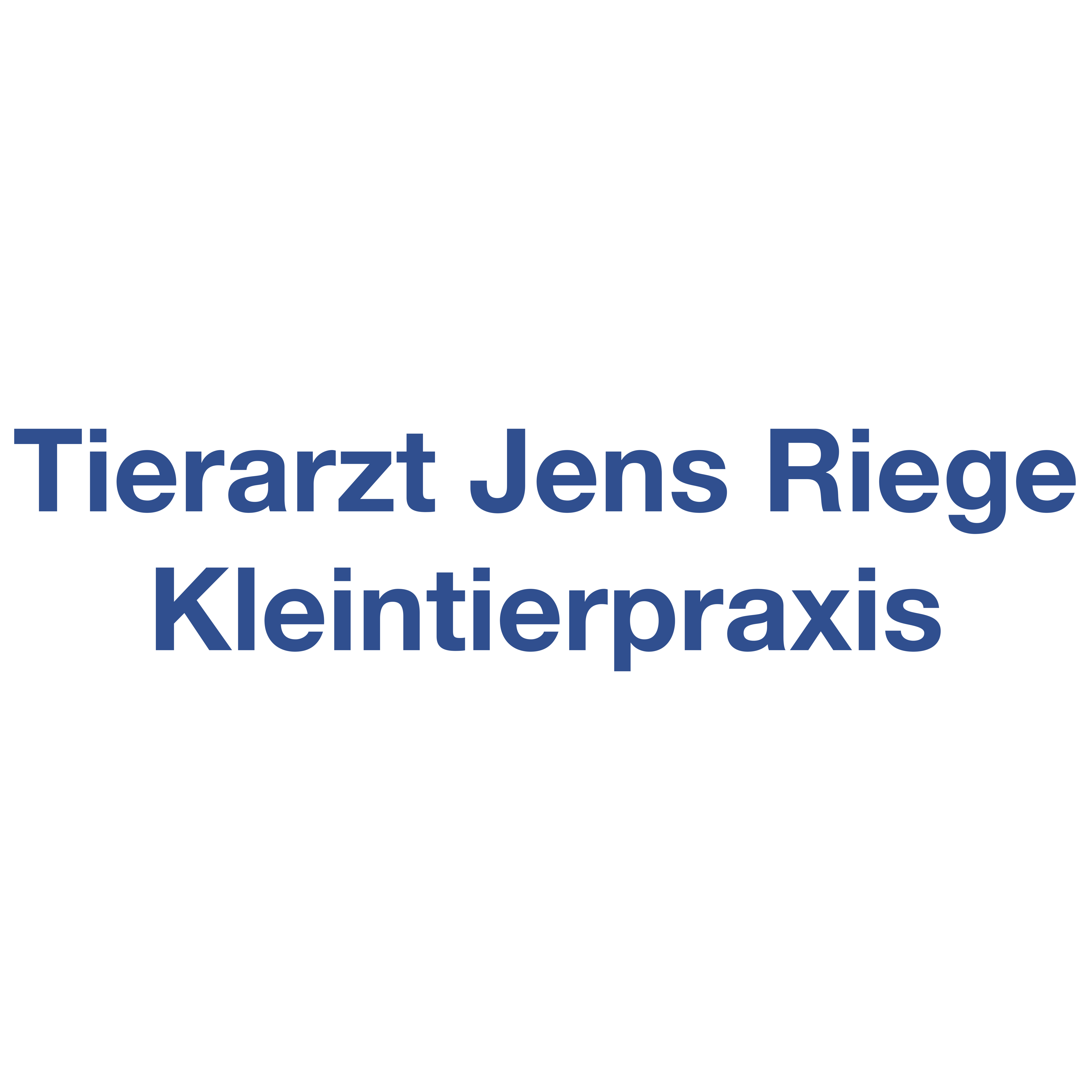 Jens Riege Tierarztpraxis in Neuruppin - Logo