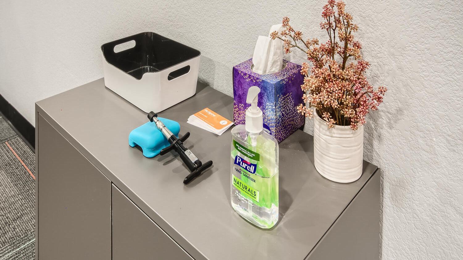 NuSpine Chiropractic offers a clean space that is sanitized daily.