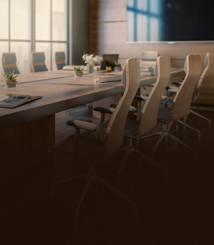 Beautiful boardroom table.